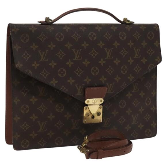 LOUIS VUITTON Monogram Porte Documents Bandouliere Bag M53338 - Picture 1 of 16